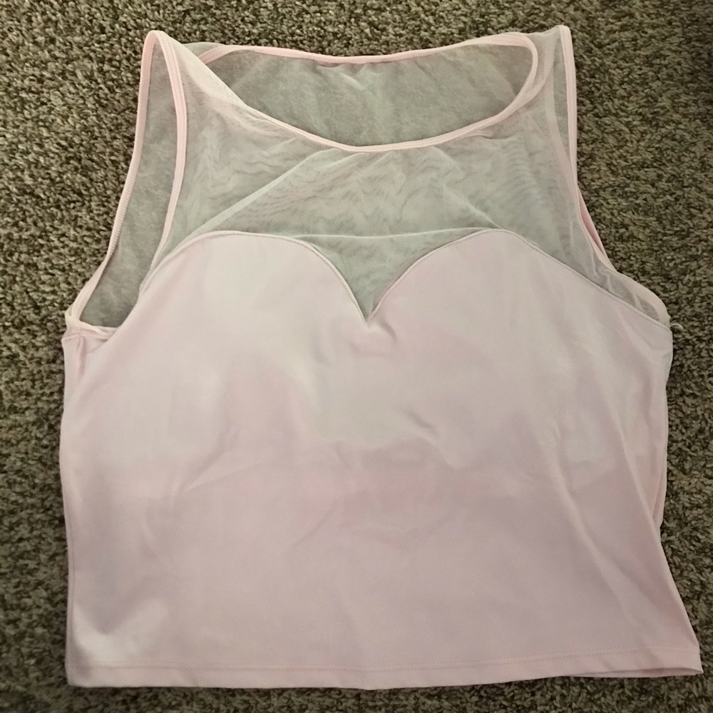 Kortni Jeane Netted Sweetheart Top